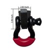 TIOYAR Front Demon Bracket Tow Hook Shackle Mount Kit Compatible