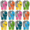 12 Pairs Kids Gardening Gloves Children Yard Work Glove Rubber