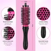 Roundsky 6 Pieces/Set 3 Sizes Removable Curl Curler Brush with