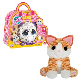 Bizak Adoptanimals 63040177 Cutie Rescue Soft Plush Toy, Adopts and Rescues Dog, Kitten or Rabbit, Surprise Animal for Grooming with Accessories