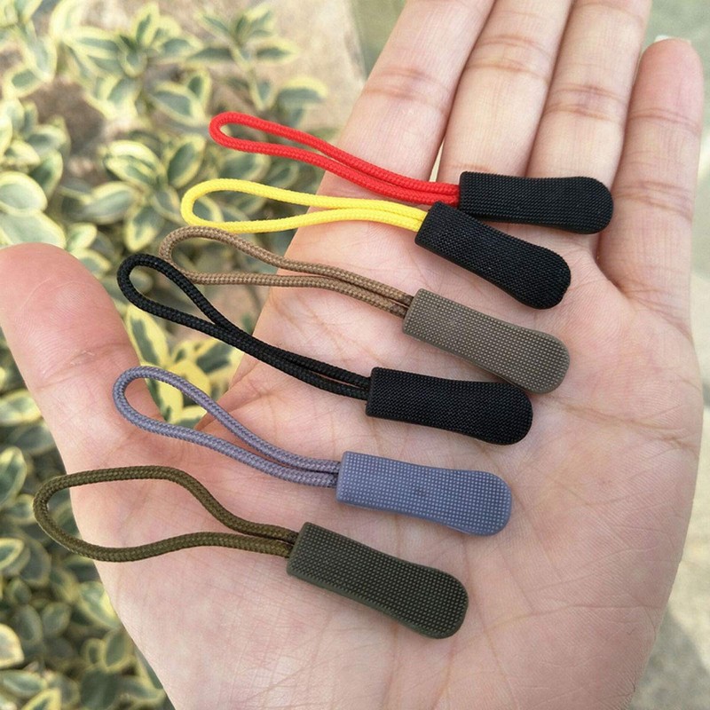 20PCS Replacement Zipper Pulls Zip Cord Puller Slider for Bags