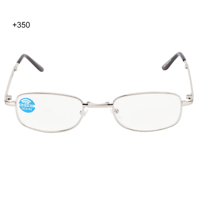 Folding Metal Anti Blue Rays Presbyopic Glasses Visual Fatigue Relief