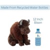 The Petting Zoo Bison Stuffed Animal, Gifts for Kids, Wild