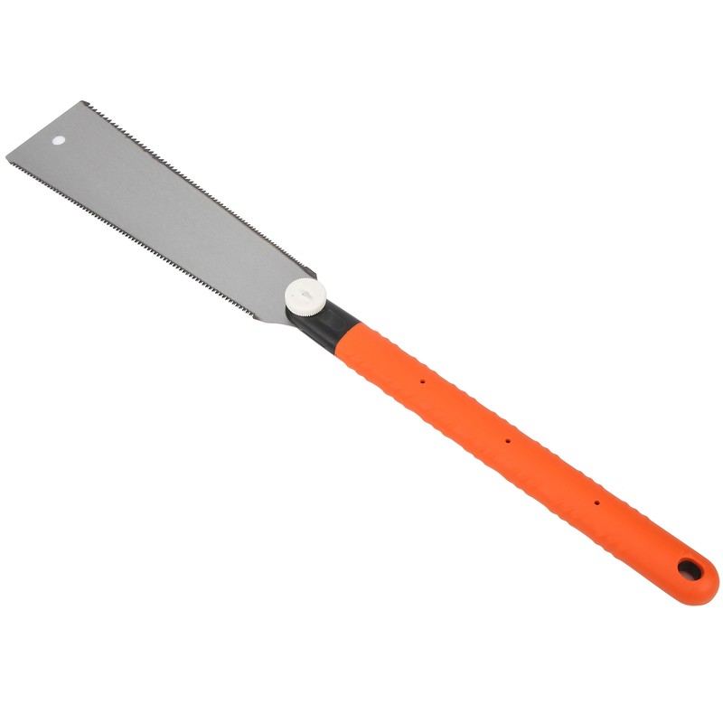 10in Twosided Tooth Long Handle Woodworking Saw Manual Operation Handsaw
