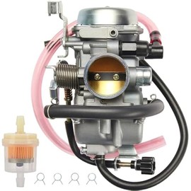 Carburetor Compatible with Kawasaki Bayou 300 KLF300 KLF 300 1986-1987 KLF300A, 1988-2005 KLF300B, 1989-2005 KLF300C ATV Carb