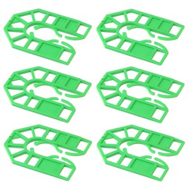 TERF® 55mm X 43mm X 2mm Thick U Shims Packers Spacers Plastic Packing Horseshoe Window Glazing Door Kitchen Cabinet Tiles Installations with 2mm Thick - Pack of 50