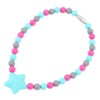 Silicone Baby Teething Necklace Soft Flexible Safe Infant Toddler Teether