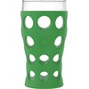 Lifefactory 20-Ounce Indoor/Outdoor Protective Silicone Sleeve Beverage Glass, 4-Pack, Orange,