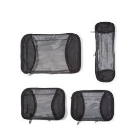 Baggallini Compression Cube 4-piece set - Lightweight Compression Packing Cubes for Travel