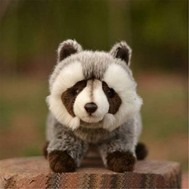 TAMMYFLYFLY Stuffed Toy 12" Raccoon Plush Stuffed Animal