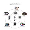 Lightweight Portable Wireless Headset Microphone UHF Mic with Receiver Box