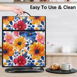 Stand Mixer Cover Compatible with KitchenAid Mixer-Storage Bag for 6/7/8 Quart with Pockets for Kitchen Aid Accessories and Attachments, Waterproof,Easy to clean