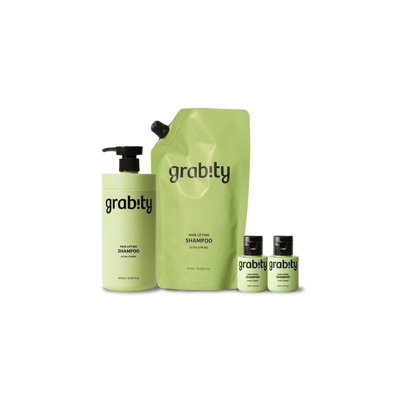 Gravity Hair Lifting Shampoo Extra Strong Refill Set (475ml main