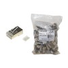 LINK PACK 100 CONNECTORS 8 POLES CAT 6 SCREENED RJ45