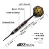 CUESOUL JAZZ-METAL 21g Steel Tip Black Coated Brass Dart Set