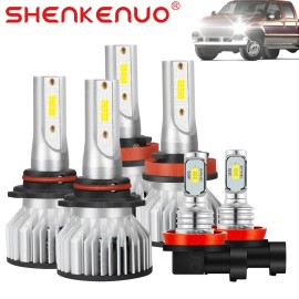 SHENKENUO For Honda CR-V 2015-2020 Led Headlight High Low Beam + Fog Lights Bulb Kit