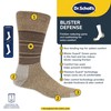 Dr. Scholl's Men's Advanced Relief Blisterguard Socks - 2 &