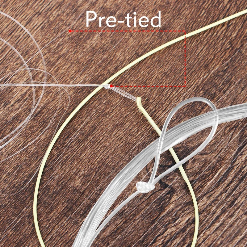 SF 6 Packs Pre-tied Loop Fly Fishing Tapered Leader Nylon