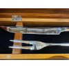 WÜSTHOF Wusthof Stainless Steel Carving Gift Set, 2-Piece, Walnut