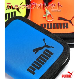 Puma PM242 Wallet, Bifold Wallet, Kids, Elementary School Students, Junior High School Students, With Strap, Men's, Women's, Unisex, Bifold Wallet, orange