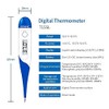 Flexible and Digital Medical Thermometer - Measurements: Buccal, Axillary and