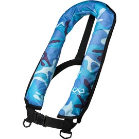 JES-BASARO B-Life-Jac-TYPE-J-MN/AT Automatic Inflatable Life Jacket, Life-saving Device, Compatible with Both Automatic/Manual Models, 2-Way Model, Shoulder Bag, Vest Type, Fishing, Men's, Women's,