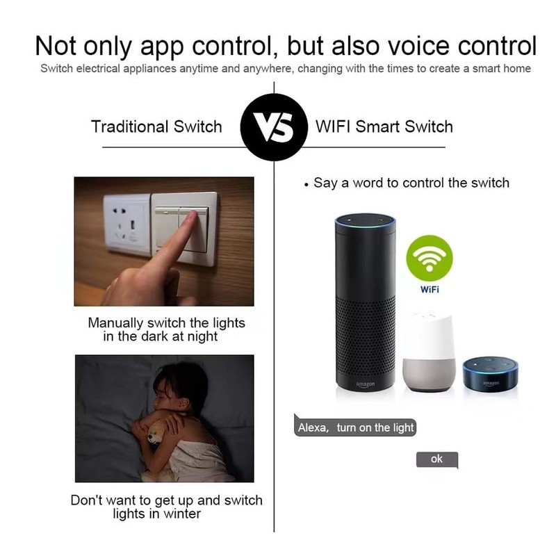 Yitouniu 2 canal Tuya Smart Life WiFi momentáinching Relay Self-Locking