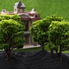 WINOMO 12Pcs Building Model Trees, Miniature Trees, Train Railroad Scenery