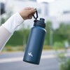 Konokyo Insulated Water Bottle with Straw,32 oz 3 Lids Metal