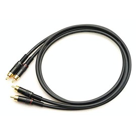 MOGAMI 2534 Phosphor Bronze Red White Line 2 Pair RCA Cable (1m)