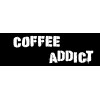 Coffee Addict Bumper Sticker Large 9" Funny Morning Caffeine Sticker