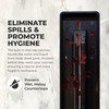 Engenuit USA-Made Kitchen Knife Block with Built-In Drip Tray –