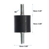 X AUTOHAUX 4pcs M4 Anti Vibration Rubber Isolator Mount 15x15mm
