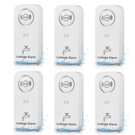 Douevo Water Leak Detector,Water Sensors Alarm for Leak Detection,Leak and Drip Alert for Home,Kitchen,Basements, Laundry Room,6 Pack