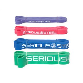 Serious Steel Assisted Pull-Up Bands, Resistance & Stretch Band | Powerlifting Band(s) | Top Rated and Most Durable Pull-Up Assist Bands Available! *B
