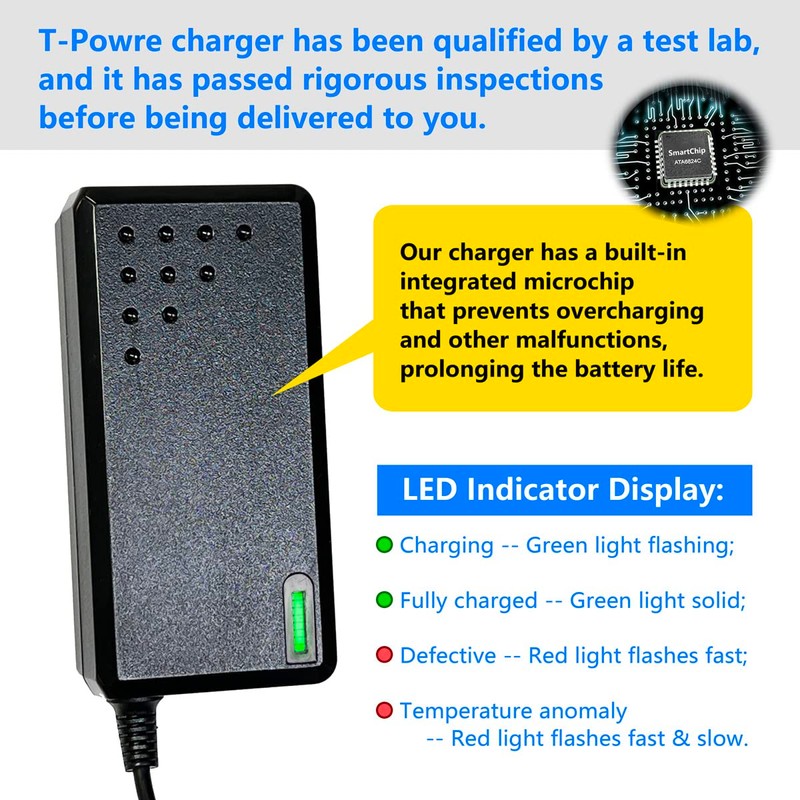 T POWER 33.6V Ac DC Adapter for Unagi Model One