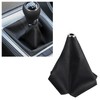 SSNNUU Car Shift Boot,Carbon Fibre Leather Gear Shift Cover for