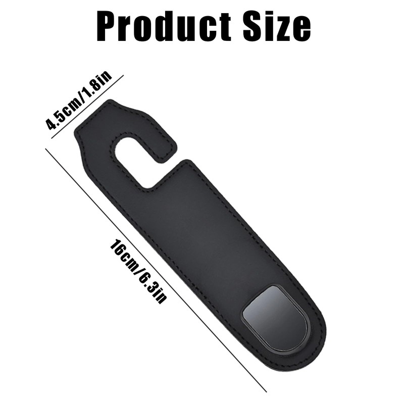 Qwrqwr 2PCS Car Seat Back Organizer Hooks Auto Headrest Hangers