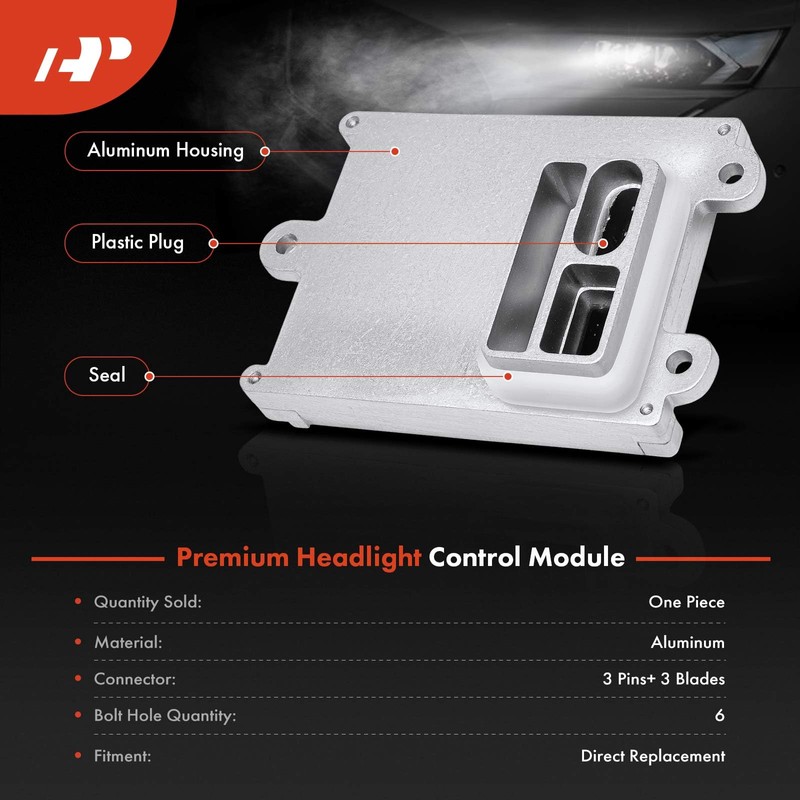 A-Premium Xenon Headlight Ballast Module Compatible with Buick LaCrosse 2008-2013