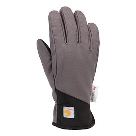 Carhartt Men's GD0812M Rugged Flex® Insulated Open Cuff Glove - Large - Gravel