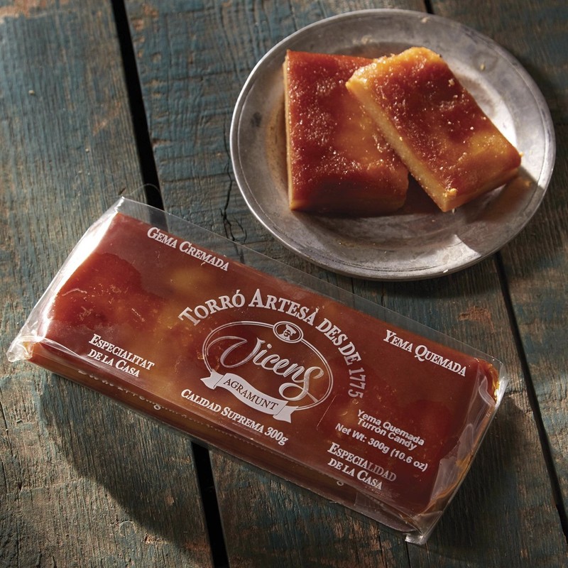 Yema Quemada (Crème Brûlée) Turrón by Vicens