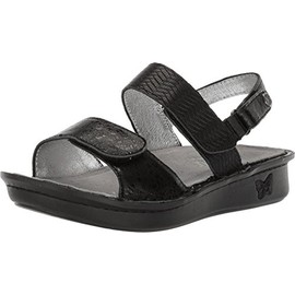 Alegria Verona Womens Sandal Braided Black 6 M US