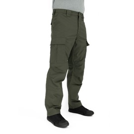 LAPG Atlas BDU Tactical Cargo Pants for Men with Stretch Tech System, Mid-Rise, Athletic Fit Men’s Work Hiking Pants, Od Green, 34 x 30