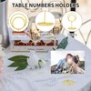 Table Number Holders, 25Pcs Place Card Holder for Tables, Menu