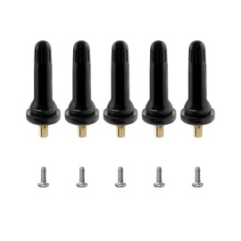 Povtii - Válvula de neumático TPMS 20008, 5 piezas de repuesto para válvula de neumático sin cámara de goma, compatible con Enclave Escalade Avalanche Sierra, accesorios para coche