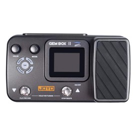 JOYO GEM BOX-II Guitar Multi Effect Processor Expression Pedal with 66 Effect Types, 40 Drum Rhythms,180s Looper, 7 Amp Modeling,Tap tempo (Box-II)