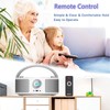 Portable CD Player Boombox with Bluetooth, FM Radio, Remote Control,