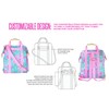 Lilly Pulitzer Insulted Backpack Cooler Large Capacity, Pink/Blue Portable Soft