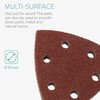 Navaris 100 x Velcro Delta Sandpaper for Triangle Sanders -