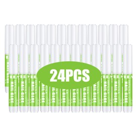 NXJ INFILILA Nail Glue for Press on Nails, Super Strong Nail Tips Glue for Acrylic Broken Fake Nails, Long Lasting Professional Fast Drying Tech Supplies Adhesive 24PCS 0.07OZ/PCS